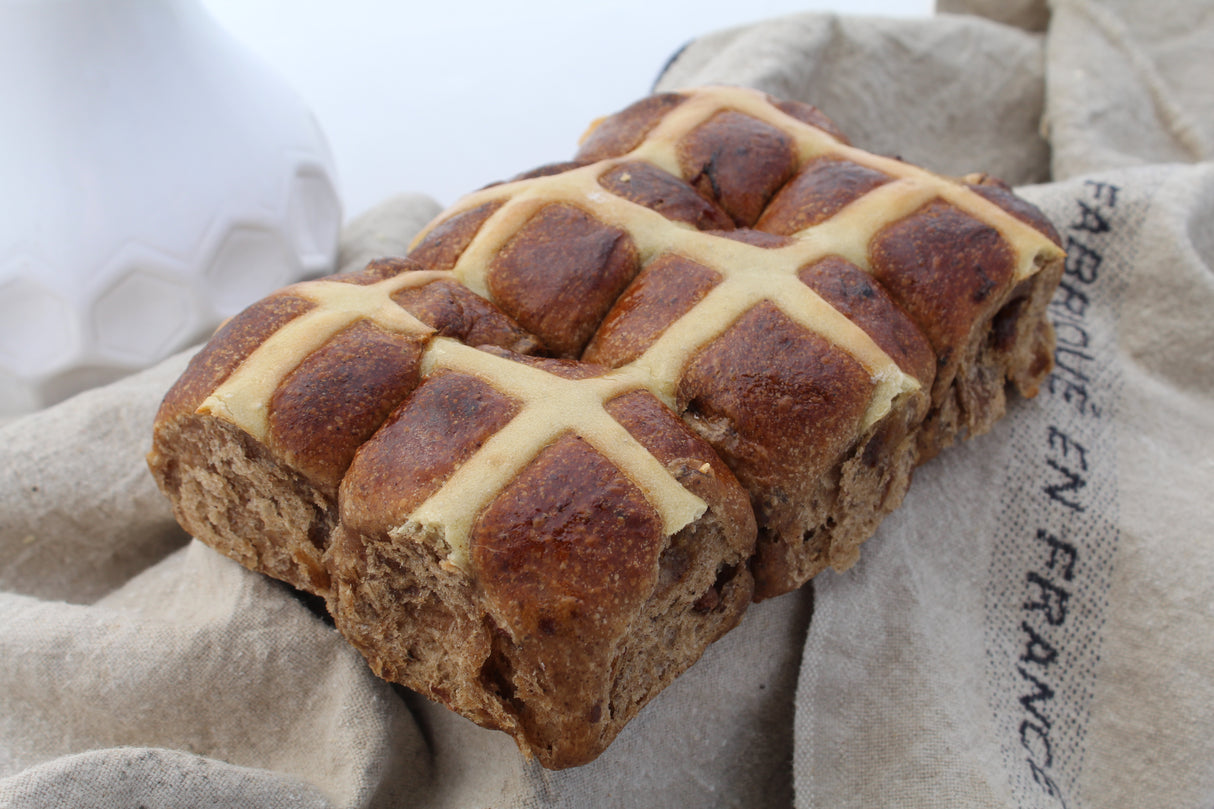 Sourdough Hot Cross Buns