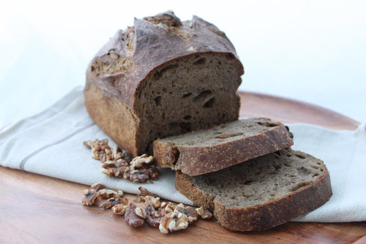 Toasted Walnut and Dark Rye Sourdough